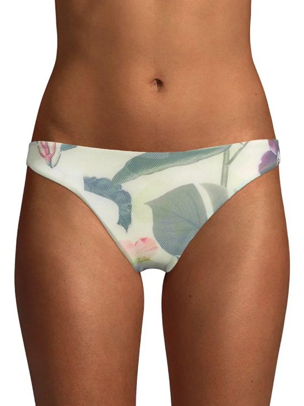 Lovers + Friends Good Vibes Bikini Swim Bottom Floral White Large NWT - Picture 2 of 4